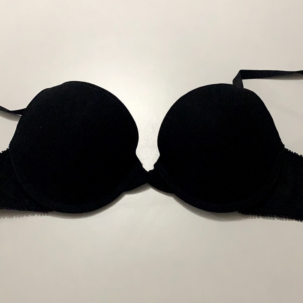 4/$20 On Gossamer Black Light Push-up Bra